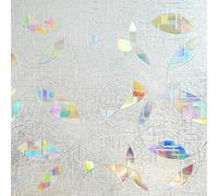 Beavorty Pellicola per Vetri 3d Antiraggi UV senza Colla in Pvc, Statica e Riutilizzabile, Pellicola Decorativa per Bagno e Pareti di Casa