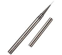 Beavorty Pennello in da Estremamente Sottile Nail per Art Punta e Tecniche 12mm Metallo Nero Applicazione Liscia di Pittura Precise Manicure Professionale DIY