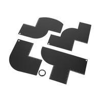 Beavorty Per Barba e Baffi Guida Per Modellare La Barba Strumento Per Messa in Piega Per Attaccatura Dei Capelli Sul Collo Scheda Per Styling Del Barbiere