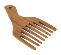 Beavorty Pettine a Denti Larghi in Legno Di Sandalo Pettine Per in Legno Di Sandalo Per Antistatico Spazzola Per Africani Districante Dente Largo a Forchetta Uomo