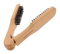 Beavorty Pettine Lisciante per Chioma Setole di Cinghiale Spazzola Manuale Antistatica per Chioma Lisci Naturali Adatto a Utilizzo Quotidiano