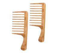 Beavorty Pettine Per A Denti Larghi - Pettine Per Lo Styling Naturale Per Uomini E Donne Perfetto Per Fini E Per Il Massaggio Del Cuoio Capelluto