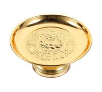 Beavorty Piatto Portafrutta Buddista in Acrilico 6 Pollici, Vassoio di Frutta Versatile per Offerte e Decorazioni, Piastra di Stoccaggio Resistente per Uso lungo Termine e Rituale