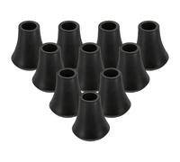 Beavorty Protezione per Supporto Batteria 10 Pezzi, Piedini in Gomma Antiscivolo per Gambe Tamburo, Accessori per Batteria per Interni Protezione Pavimento e Stabilità Aumentata