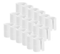 Beavorty Protezioni per Gambe di Sedie Tubolari 50 Pezzi in Plastica Tappi per Gambe e Cursori Antiscivolo, Protezione Pavimenti in Legno e Piastrelle, Adatte per Sedie Pieghevoli e