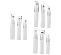 Beavorty Rotolo Da 9 Pezzi set crema per gli occhi bottiglie viaggio profumo eau de philae travel bottles essential oil bottiglia di crema vuota bottiglia a per oli essenziali bianca