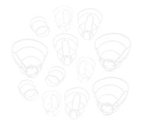 Beavorty Sacchetti Rete per Flaconi Infusione 20 Pezzi in Plastica Riutilizzabili per Stabilizzare Bottiglie 100-500ml per Uso Clinico e Domestico