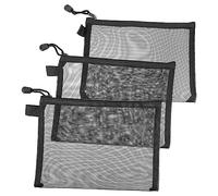 Beavorty Sacchetto Portadocumenti in Rete Di Nylon Per Cancelleria 15 Pezzi Formato A5 Con Cerniera Per Ufficio