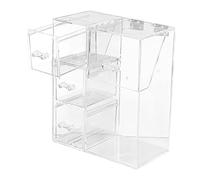 Beavorty Scatola Porta Pennelli Da Trucco Con Coperchio Organizer Per Trucco Per Vanità Organizer Da Tavolo Per Cosmetici Organizer Per Strumenti Di Bellezza
