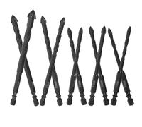 Beavorty Set 10 Punte da Trapano per Calcestruzzo e Piastrelle in Carburo 5-12 Mm, Punte Multimateriale per Vetroceramica, Legno e Marmo, Resistenti ad Alta Temperatura per Uso