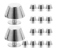 Beavorty Set 15 Pezzi Piedini per Borse in Lega di Zinco 12 Mm, Borchie Metalliche per Fondo Borsa, Forniture Fai da Te per Riparazione e Protezione, Adatti per Artigianato e Realizzazione