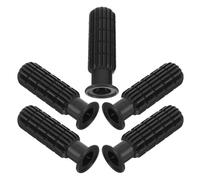 Beavorty Set 5 Maniglie per Biliardino in Plastica Resistente, Impugnature Ergonomiche Antiscivolo per Calcio Balilla, Piccole Impugnature Sostitutive per Gioco da Tavolo e Competizioni