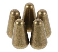 Beavorty Set 5 Pezzi Cappucci Punta Interruttore a Levetta per Chitarra Elettrica, Copertura Metallo Bronzo per Selettore 3/5 Vie, Accessori Fai da Te per Riparazioni e Aggiornamenti