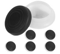 Beavorty Set 6 Pezzi Tazze per Tavolozza D’Artista con Coperchio, Contenitori per Miscelare Pigmenti a Olio, Porta Pennelli per Pulizia, Palette da Viaggio in Plastica per Riutilizzabile