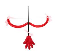 Beavorty Set Accessori Cupido per Costume di Halloween e San , Freccia Rossa Ergonomica in Materiale Durevole, Accessori Cosplay per Feste e Balli di Coppia