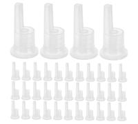 Beavorty Set Da 150 Pezzi Di Tappi Interni Contagocce Per Flaconi Di Olio Essenziale 18 Denti 5-100 Ml Chiusura Sicura in Alluminio Per Uso Da Viaggio e Conservazione Precisa Degli Oli Essenziali