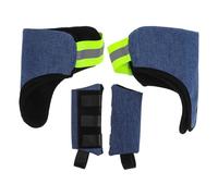 Beavorty Set da 2 Manicotti Imbottiti Antiscivolo per Stampelle da Avambraccio Copri-Stampelle Traspiranti Oxford Cinghie Elastiche Accessori per Supporto Comodo e Stabile Durante la