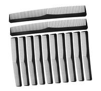 Beavorty Set Da 25 Pettini Da Barbiere Pettine Nero Per Lo Styling Per Uomo E Donna Pettine Per Parrucchiere A Denti Larghi E Fini