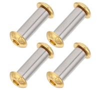 Beavorty Set da 4 Rivetti in Lega Dorata per Manici di Coltelli, Viti e Dadi per Fissaggio Sicuro, Resistenti per Manutenzione Fai da Te di Posate e Coltelleria