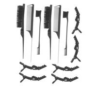 Beavorty Set Di 12 Pettini Per Tagliare I Strumenti Per Lo Styling Spazzola Per Bordi Pettini A Coda Fermagli A Coccodrillo
