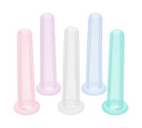 Beavorty Set di 5 coppette in silicone per viso e occhi, anti-invecchiamento, per la della pelle, per la casa (colori colorati)