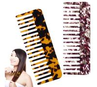 Beavorty Set Di Pettini Per Pettine A Denti Larghi Per Uomo E Donna Spazzola Districante Per Ricci E Bagnati