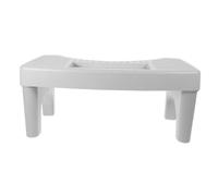 Beavorty Sgabello Wc in Plastica PP Base Antiscivolo e Facile da Pulire, Sgabello Basso per Bagno come Poggiapiedi per Adulti e Vasino Accovacciato
