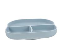 Beavorty Silicone con Ventosa Multi Scomparti per Svezzamento Antiscivolo per Anziani e Pazienti per Alimenti Separati e Self Service
