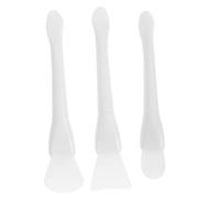 Beavorty Spatole in Silicone per Ceretta e Applicatori Maschere Viso, Set da 3 Pezzi, Raschietti Pratici per Pulizia Cera e Timbri in Ceralacca, Strumenti Multifunzionali per Uso Cosmetico