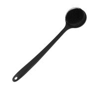 Beavorty Spazzola Corpo in Silicone Manico Ergonomico Nero per Massaggi e Stimolazione della Circolazione Uso Quotidiano in Famiglia per Tutti i Tipi di Pelle