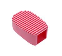 Beavorty Spazzola in Silicone Per Lavare Vestiti Mini Asse Da Bucato Portatile Pulisci Spazzole Per Colletti e Polsini Design Senza Spine Per Macchie e Aloni Rosa