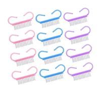 Beavorty Spazzola Portatile la Pulizia delle Unghie 30 Pezzi Set Piccolo Compatto per Manicure Viaggi Uso Domestico Setole Fini per Nail Art