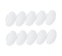 Beavorty Specchio a Forma Ellittica in Vetro Per Make-up e Artigianato Manuale Mini Specchio Cosmetico Portatile