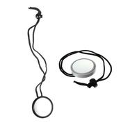 Beavorty Specchio Retrovisore Subacqueo Regolabile 360° per Immersioni con Cordino 2 Pezzi in Plastico e Vetro per Immersioni in Spazi Ristretti e Grotte