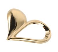 Beavorty Spilla a Forma di Cuore Dorata Piccola per Donna Chiusura Sicura, Accessorio Elegante da Regalare per Festa della Mamma, Matrimonio e Anniversario