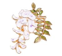 Beavorty spilla botanica fiori delicato lavanda floreale spilla da bucato Pin del vestito Gioielli per il mammario spille da abbigliamento spilla per sciarpa lega