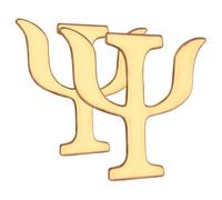 Beavorty Spille da Colletto in Lega Dorata Simbolo Psicologia Vintage, Set da 2 Spille Decorative per Abbigliamento, Cappelli e Scialli, Accessori Multifunzionali per Donna e Uomo