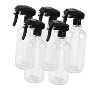Beavorty Spray Nebulizzatore 500 Ml Set 5 Pezzi in Plastica PET Trasparente e Riutilizzabili per Parrucchieri e Irrigazione Piante