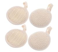 Beavorty Spugna Naturale di Luffa Esfoliante per Corpo e Viso, Design Sospeso, Cotone, per Doccia e Viaggio