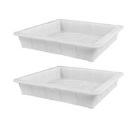 Beavorty Stampo per Pavimentazione in Cemento 2 Pezzi Dimensioni 29X29X5 CM, Stampi in Plastica per Patio e Giardino Fai da Te, Strumenti per Decorazione Esterni