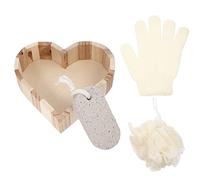 Beavorty Strumenti Da Bagno Kit Di Pulizia Del Corpo Per Piedi Guanti Per Doccia Strumento Esfoliante Per Corpo Accessori Da Bagno Per Regalo
