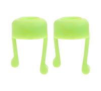 Beavorty Supporto Ausiliario Per Flacone Di Collirio Da 2 Pezzi, Porta Colliri Pratico in Plastica Verde, Guida Per Applicazione Sicura e Prevenzione Lesioni Oculari