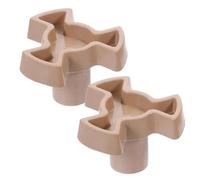 Beavorty Supporto Guida Rulli Giradischi Microonde 2 Pezzi, Accoppiatore Motore Piatto Girevole Resistente Plastica per Riparazione e Uso Prolungato Forno a Microonde