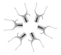 Beavorty Supporto per Alberi da Frutto in Lega di Alluminio 6 Pezzi, Tutore per Rami Piante da Giardino Resistente all’Usura, Strumento per Sostegno e Formazione di Rami in Ambienti