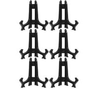 Beavorty Supporto per Cavalletto in Acrilico Trasparente 6 Pezzi, Mini Cavalletti da Tavolo Stabili per Esposizione Monete, Porta Monete per Collezione da Scrivania Casa Ufficio