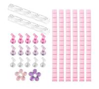 Beavorty Supporto per Pressa Unghie con Base Adesiva per Esercitazioni Nail Art Espositore per Unghie Finte Multiuso Kit Leggero per Pratica Manicure a Casa e Salone