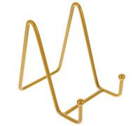 Beavorty Supporto per Quadro e Portapiatti in Ferro Cavalletto da Tavolo, Espositore in Metallo per Esposizione di Foto e Libri, Misura Media, per Soggiorno, Ufficio e Spazi Espositivi