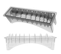 Beavorty Supporto Per Tagliacapelli Da Barbiere 2 Pezzi Custodia in Plastica Per Pettine Guida Accessorio Per Lo Styling Dei Per Tagliacapelli