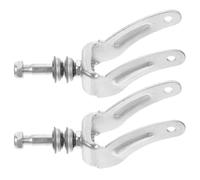 Beavorty Supporto Ruota Forcella Anteriore Sedia a Rotelle 6"/8" in Acciaio Cuscinetti, Coppia Ricambi per Sedie a Rotelle Manuali ed Elettriche, Accessorio Stabilizzante per Uso
