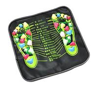 Beavorty Tappetino Massaggiante per Piedi Pietre Naturali 34x34 Cm, Cuscinetto Antidolorifico per Gambe e Piedi, Stimola la Circolazione e Favorisce Benessere, Uso Interno ed Esterno,